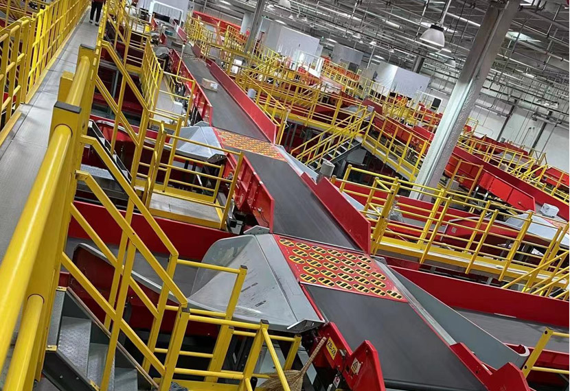 New and renovated sorting center of a certain express delivery company in Changchun