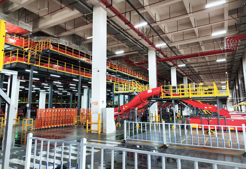 A new sorting center project for a courier company in Shenzhen